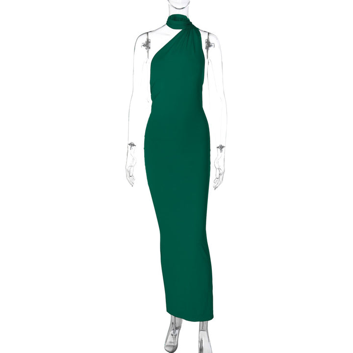 Damer Elegant One-Shoulder Aftenkjole Skovae