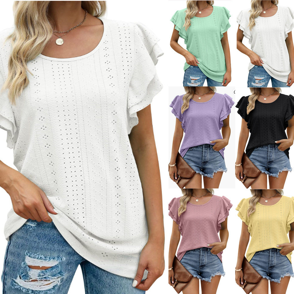 Dame Rynkesleeve Casual Bluse Stilla