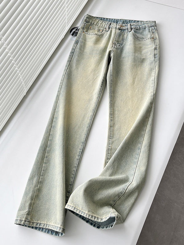 Dame Premium High-Waist Jeans i afslappet snit med vintage-effekt Stilla