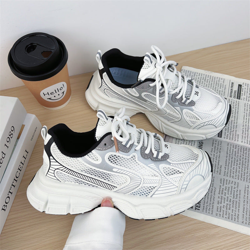 Dame Sporty Sneakers med luftig mesh-overflade og stabil dæmpeteknologi Stilla