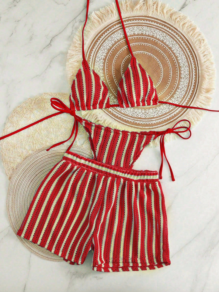 Dame To-delt Strandoutfit Skovae