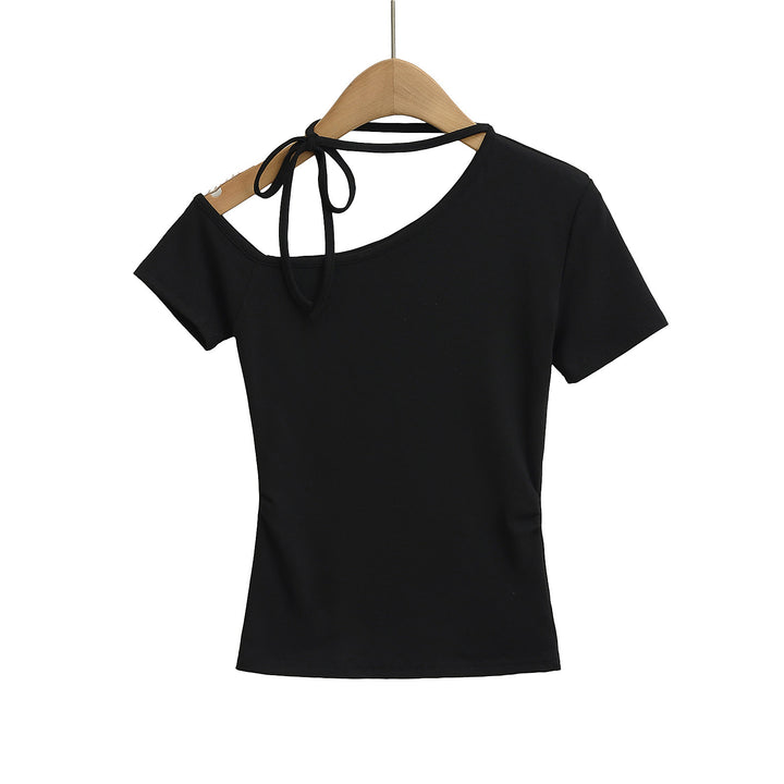 Dame Off-Shoulder Top med justerbare stropper og tætsiddende pasform Stilla