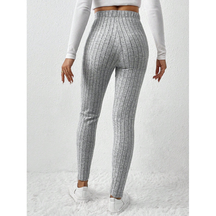 Femme Ribstrik Høj Talje Leggings Stilla