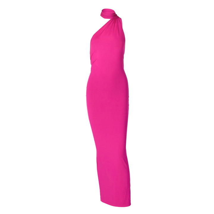 Damer Elegant One-Shoulder Aftenkjole Skovae