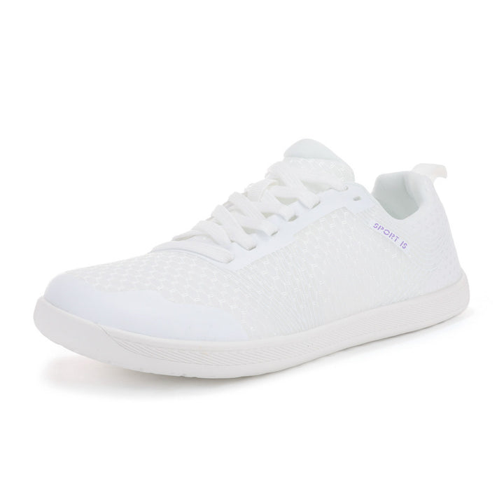 Herre nan lav City-sneaker med perforeret mesh-overdel, forstærket tåhætte og fleksibel sål Skovae