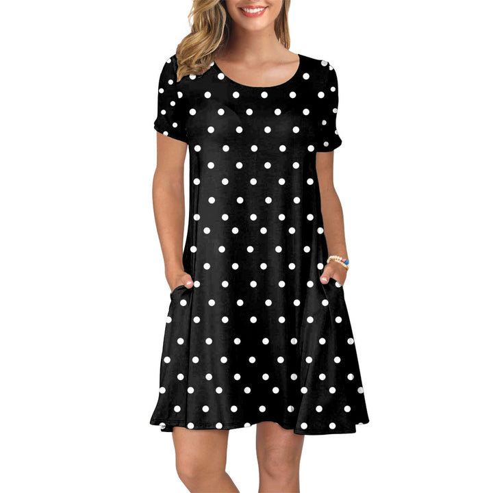 Dame sommerkjole med blomsterprint Stilla