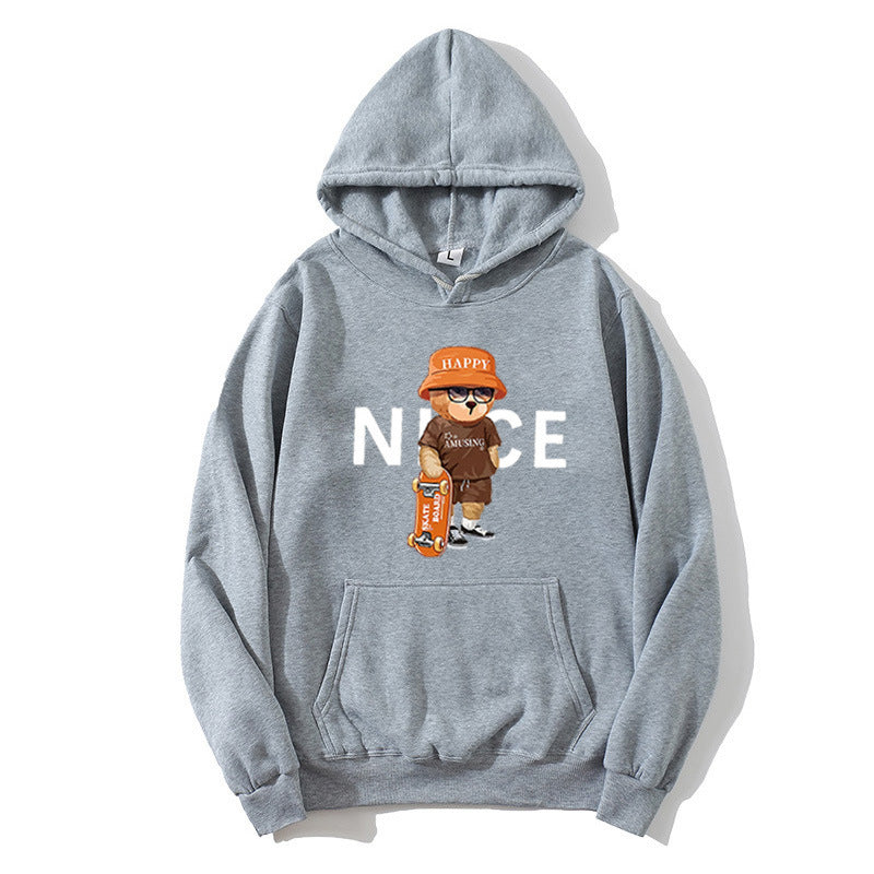 Kvinder hoodie med livligt tegneserie design Skovae