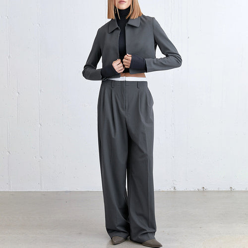 Damer elegant blazer- og bukseensemble Stilla