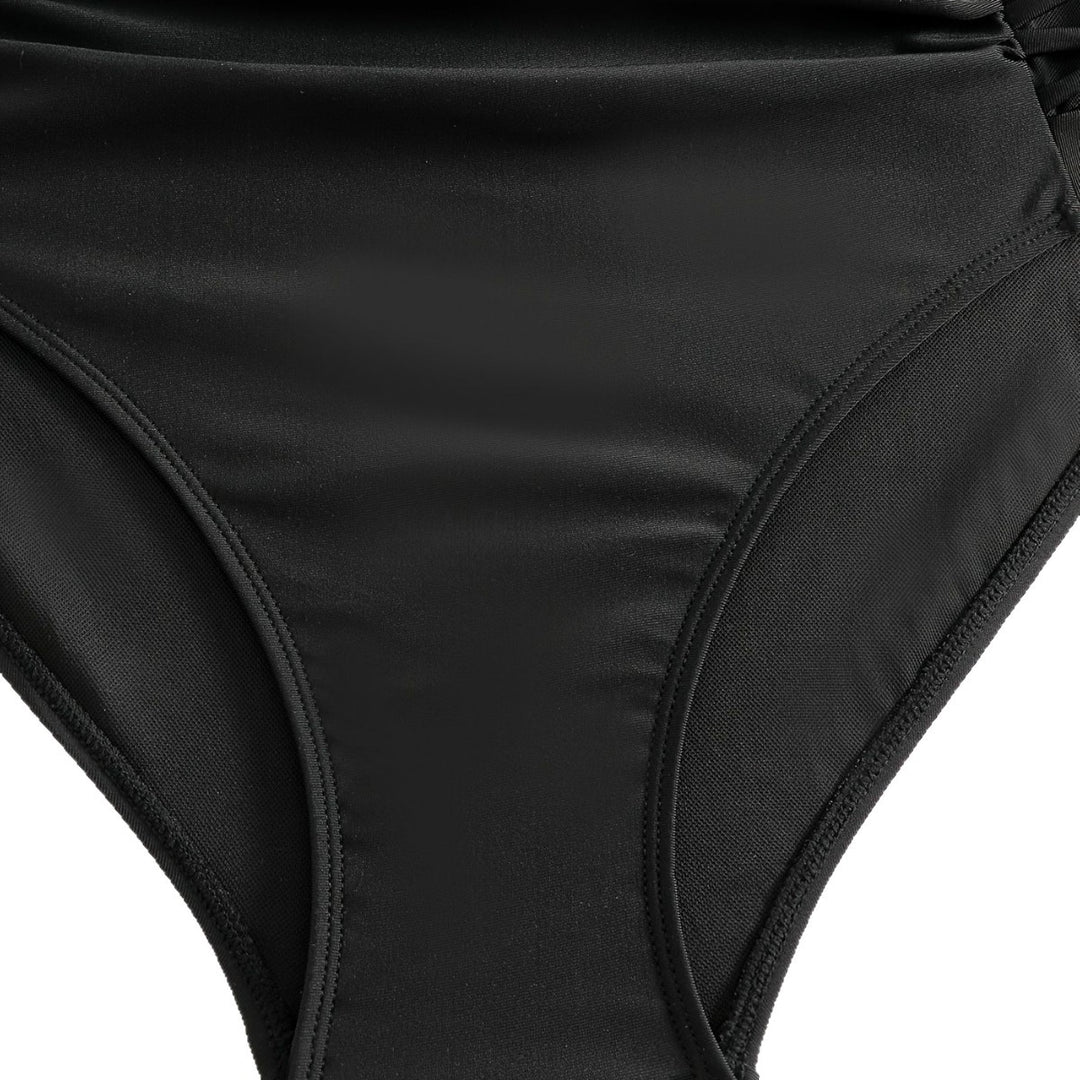 Dame Højskåret bikini med blomster accenter og raffinerede detaljer Skovae