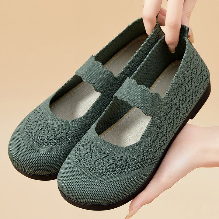Dame Komfortable og stilfulde Ballerinas med justerbar rem Stilla
