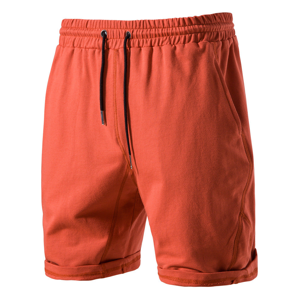 Herre fritidsshorts lavet af åndbart bomuldsblanding med elastisk talje og snor Stilla