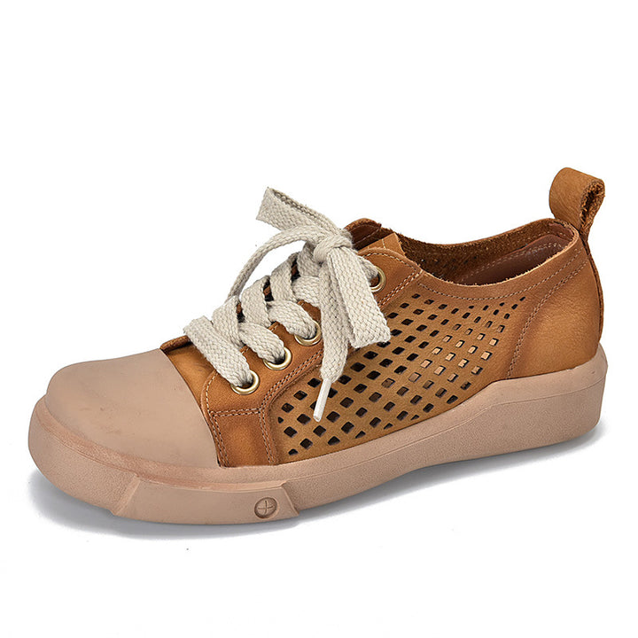 Dame Åndbare Fritidssneakers med Netstruktur og Skridsikker Såle Stilla