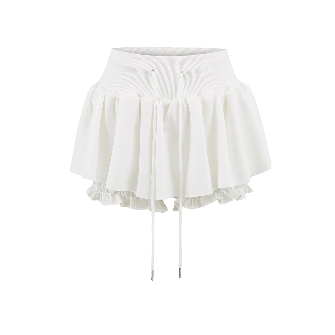 Dame rynkede shorts med justerbar talje Stilla