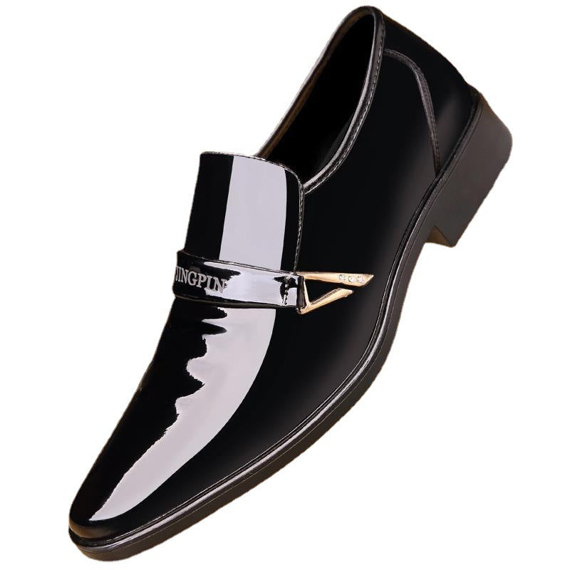 Herre Elegant Patenteret Læder Slipper Stilla