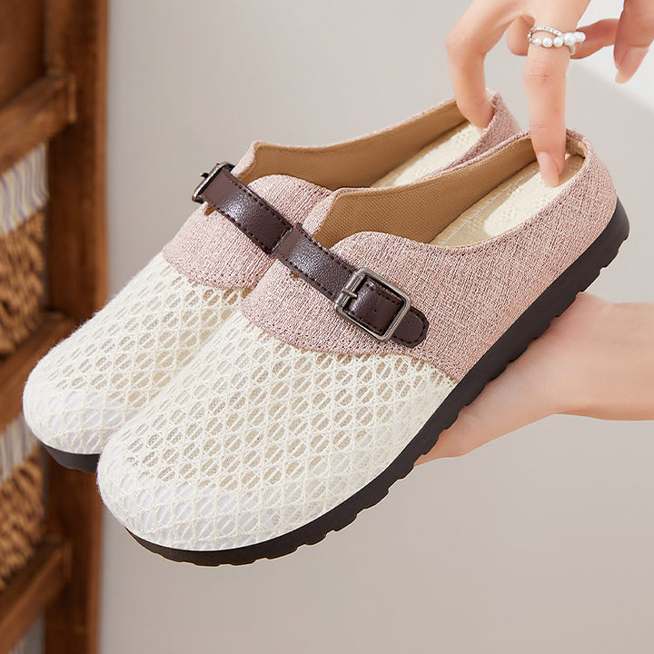 Femme Åndbare Slip-On Fritids Clogs Stilla