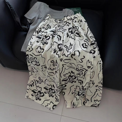 Femme Flydende Blomsterprint Culottes Stilla