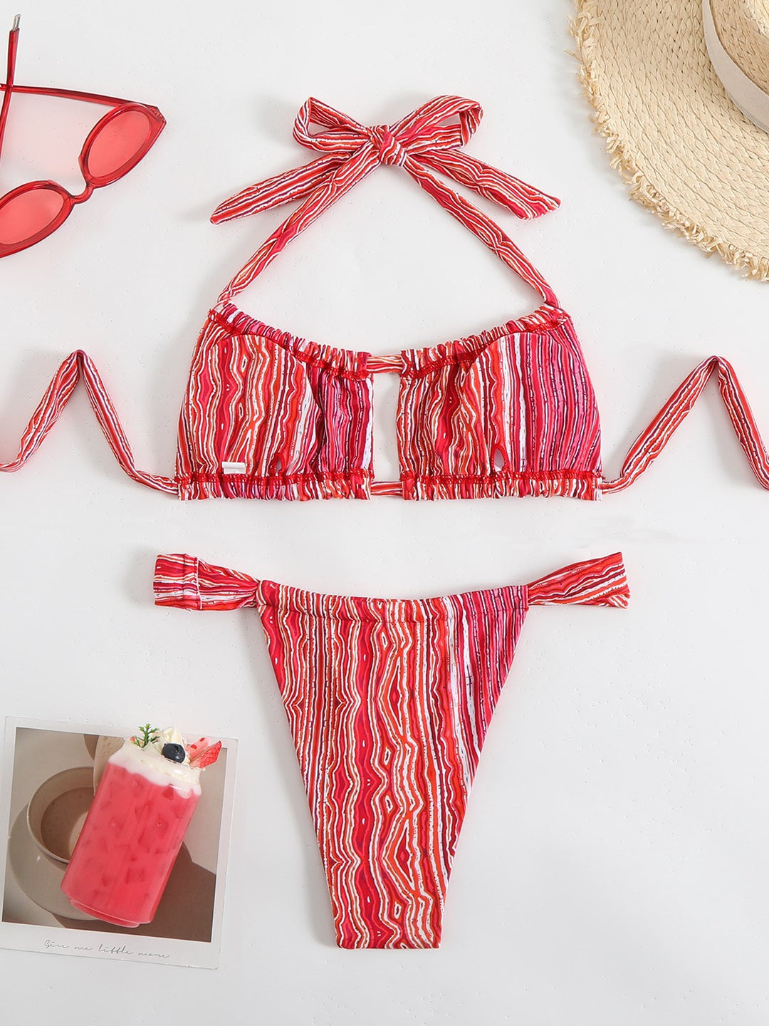 Kvinder Cut-Out Design Bikini Sæt Stilla