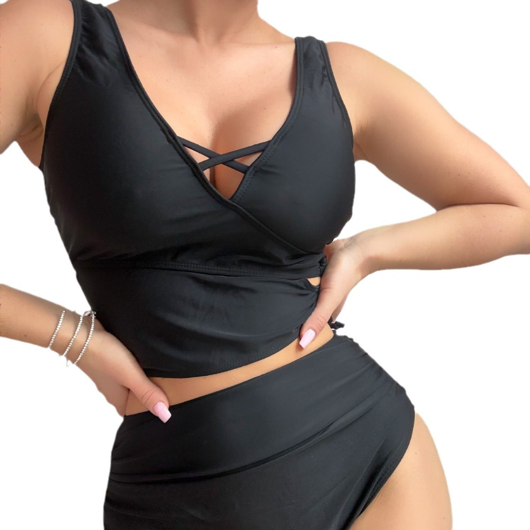 Dame Sporty Wrap Bikini Set Skovae