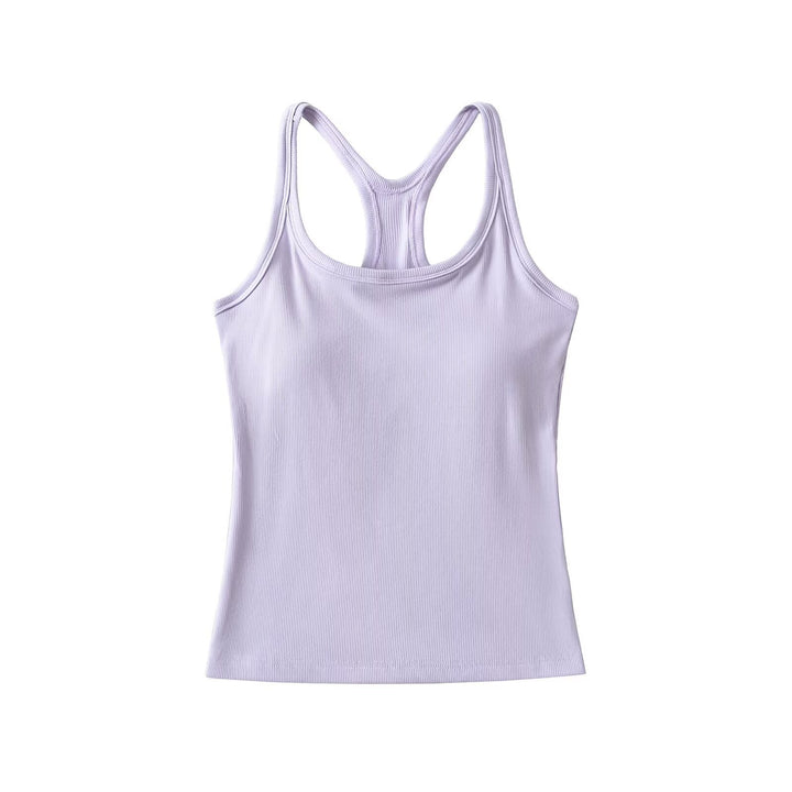 Damer Sporty Tanktop med Racerback-design Stilla