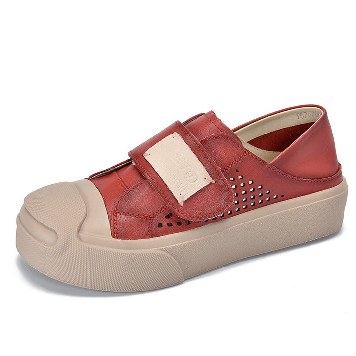 Dame sporty Slip-On sneakers med unikt velcro design og åndbare egenskaber Stilla