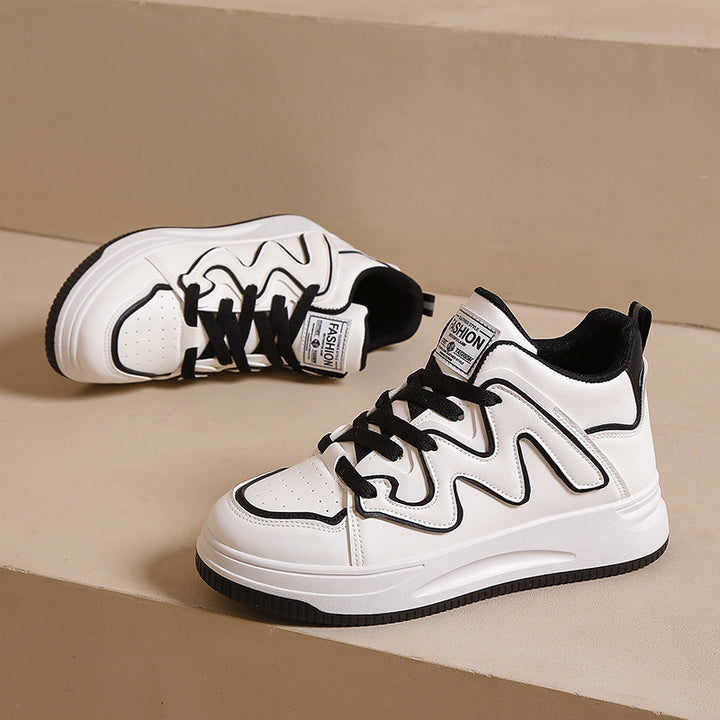Dame High-Top Sneakers med moderne design og polstret sål Stilla