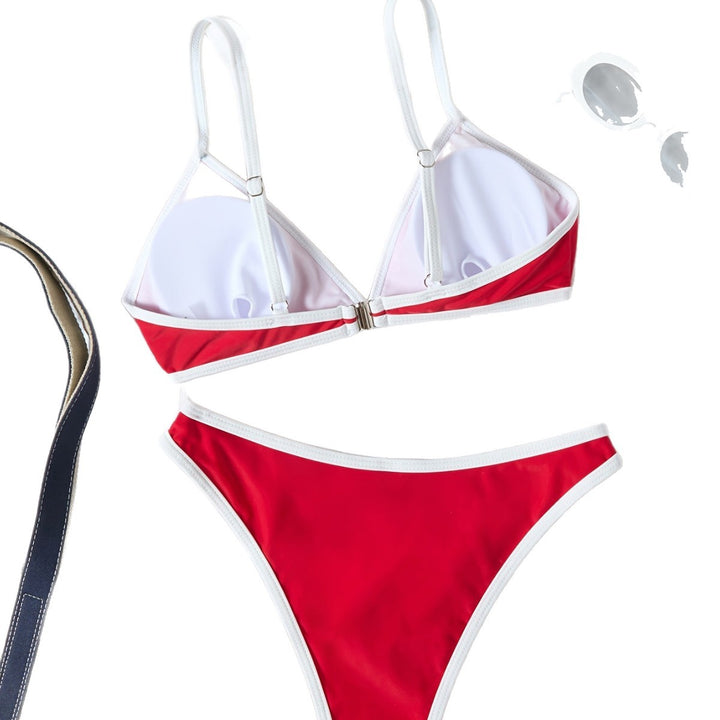 Dame Triangel-Bikini med justerbare stropper Skovae