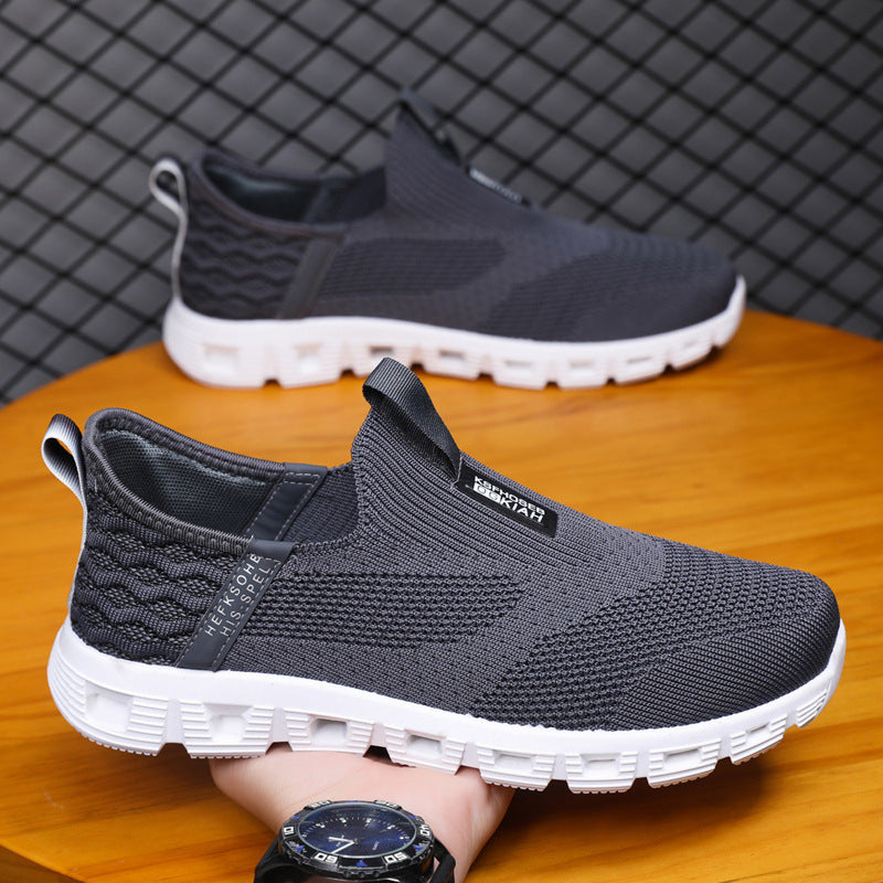Dame Komfortable Slip-On Sneakers med åndbart strikmateriale Stilla