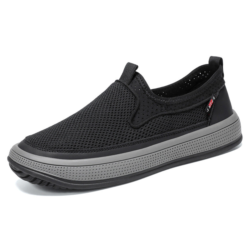Dame Åndbare Slip-On Fritidssko med skridsikker Sål og let Design Stilla