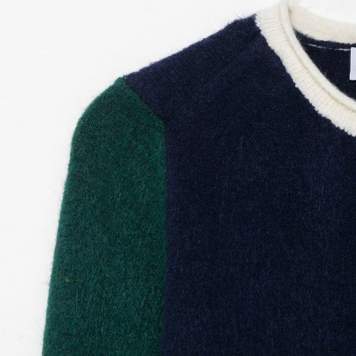 Kvinders elegante cardigan med kontrasterende ærmer Stilla