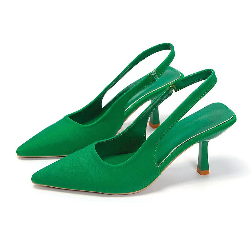 Dame Slingback Pumps med elegant spids Stilla
