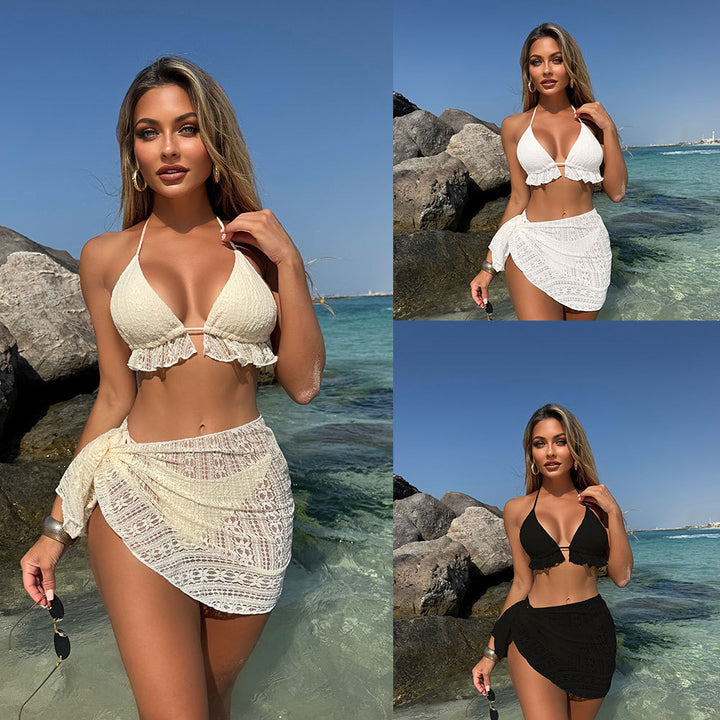 Femme Rüschenspitze Bikini-sæt Stilla