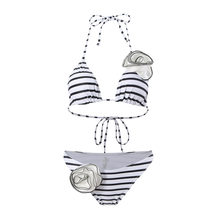 Damebikini med blomstermotiver Stilla