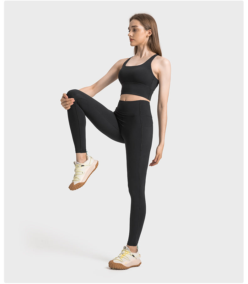 Stilla | Back Fixed Cup Sports Bra Medium Tenacity Yoga Pilates