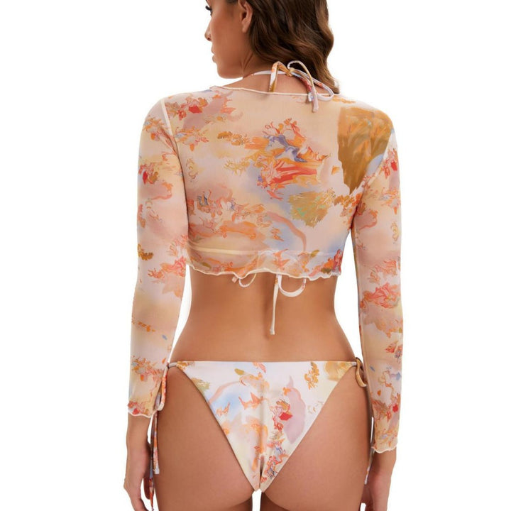 Dame Crop-Top Badedragt Skovae