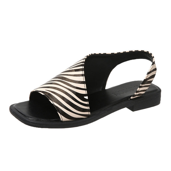 Dame Slide-sandaler med unikt skelet-design og åben hæl Stilla