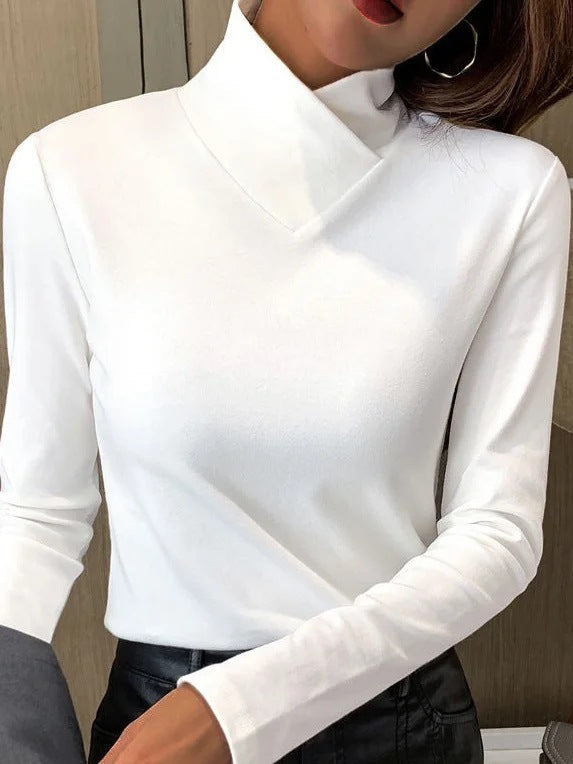 Stilla | Elegant Pullover Med Ståkrave
