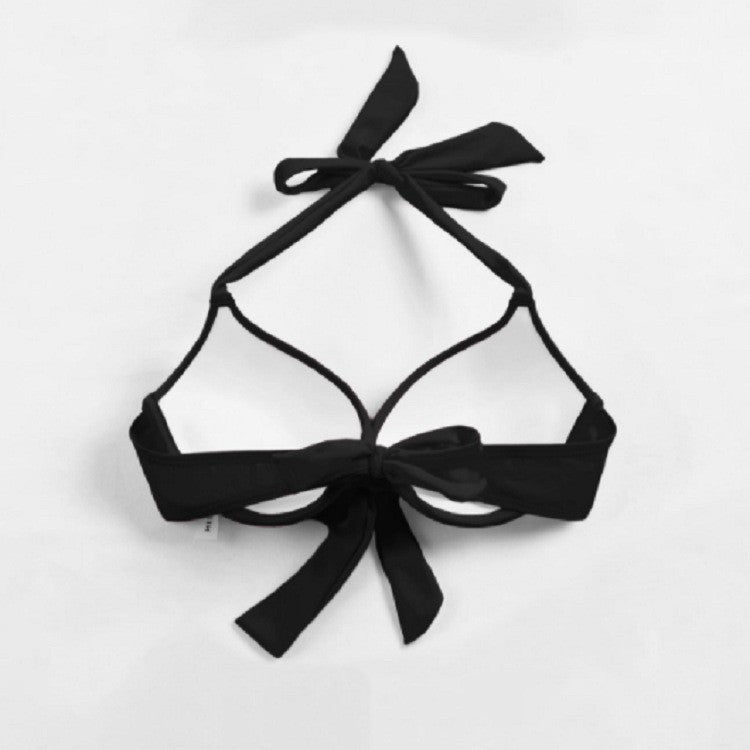 Dame Push-Up-Bikini-Top med elegant sløjfedesign Skovae