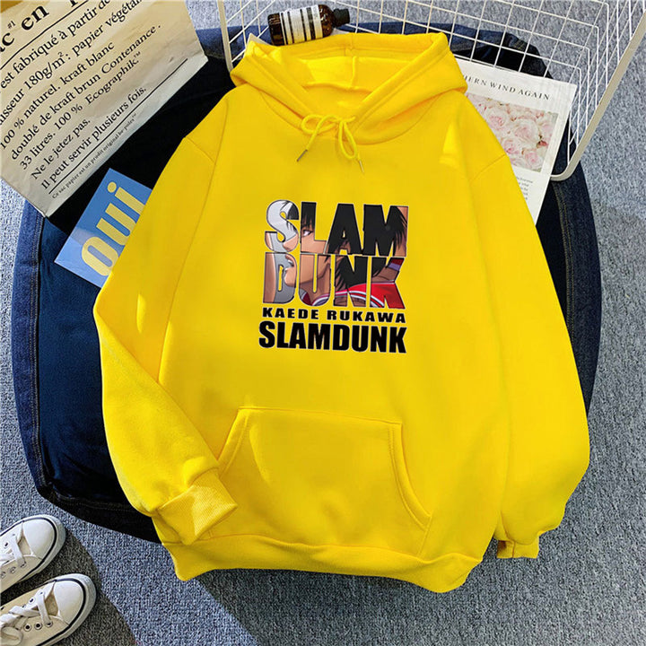 Kvindernes hoodie med kreativt Slam Dunk motiv Skovae