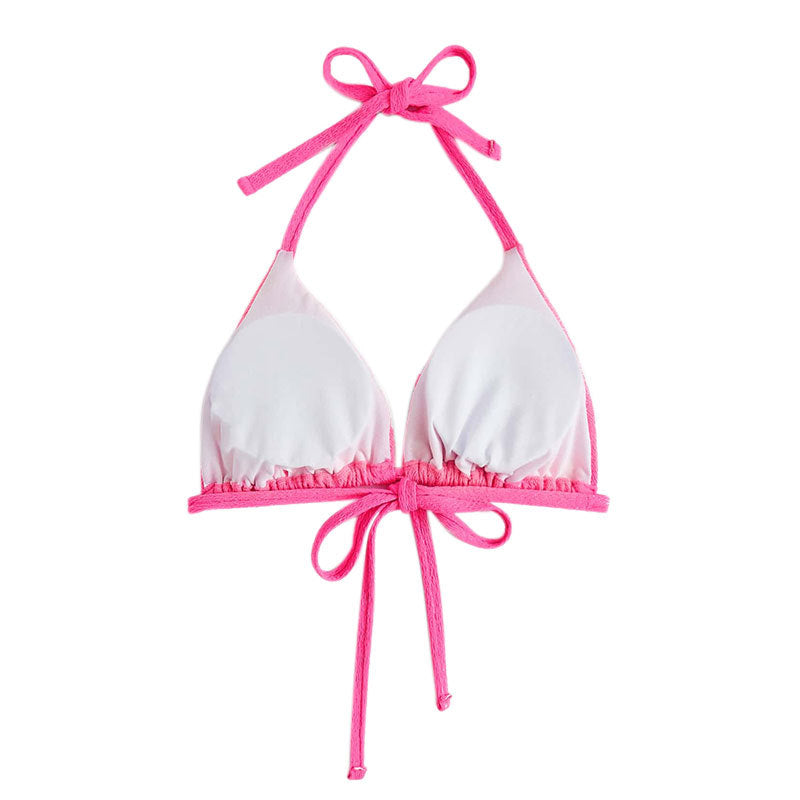 Dame triangel bikini top med justerbare stropper Skovae