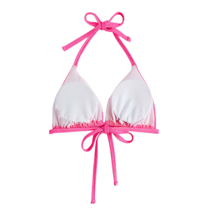 Dame triangel bikini top med justerbare stropper Skovae