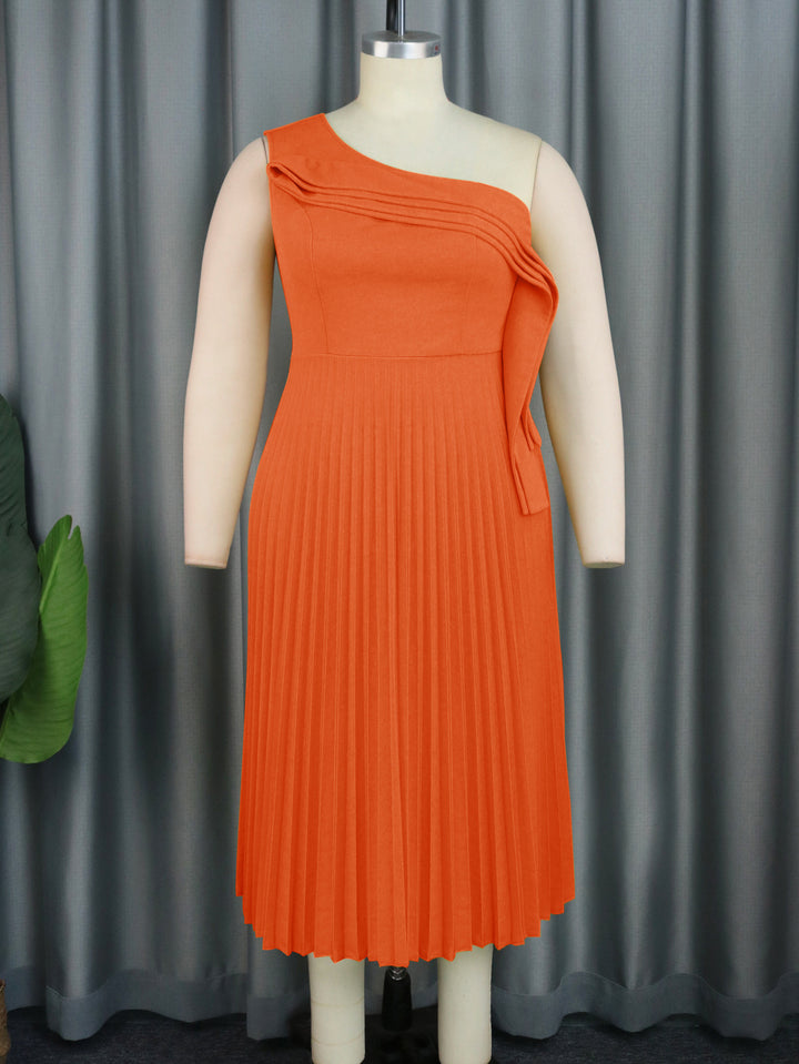 Dame Elegant Wickelkleid med asymmetrisk Ruffle-design Skovae