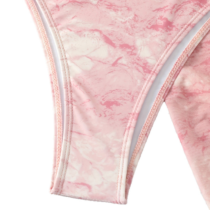 Dame Triangel-Bikini-Sæt med elegant Viklesarong Skovae