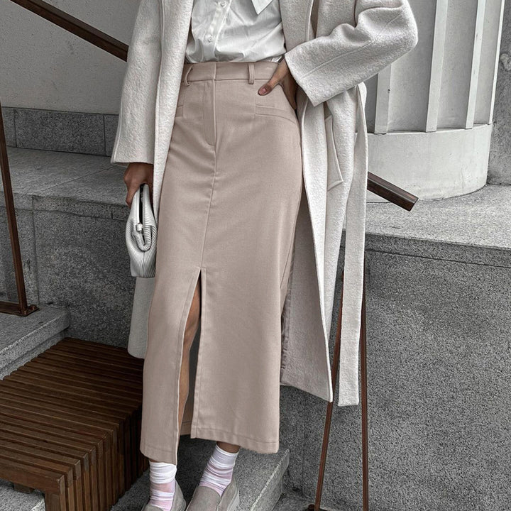 Damer Elegant Sweaterjakke med diskrete lommer og moderne snit Stilla