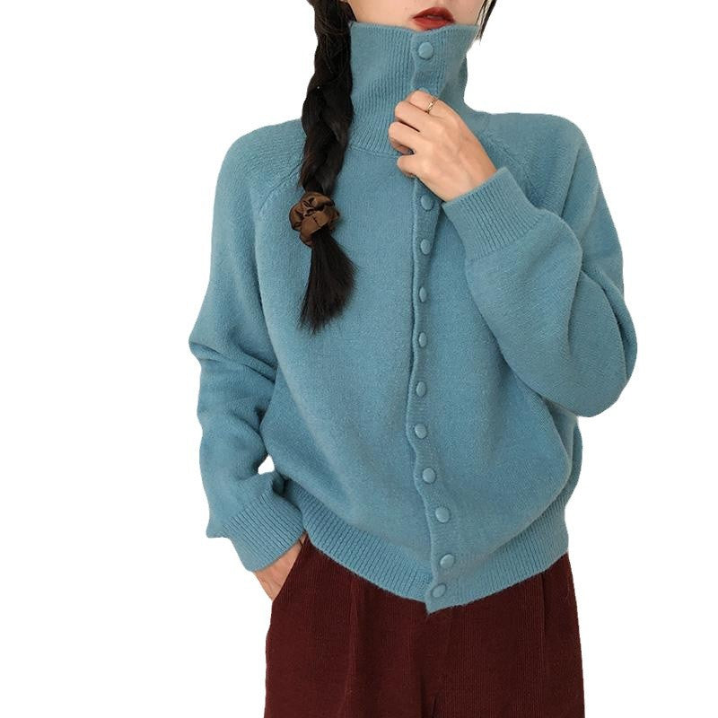Dame moderigtig cardigan med knapdetaljer Stilla