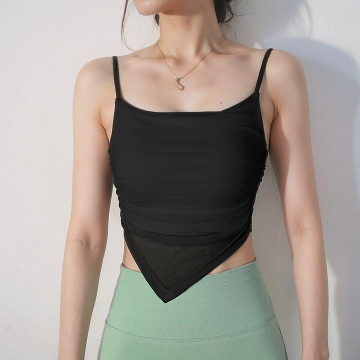 Dame Sporty Top med moderne netdesign Stilla
