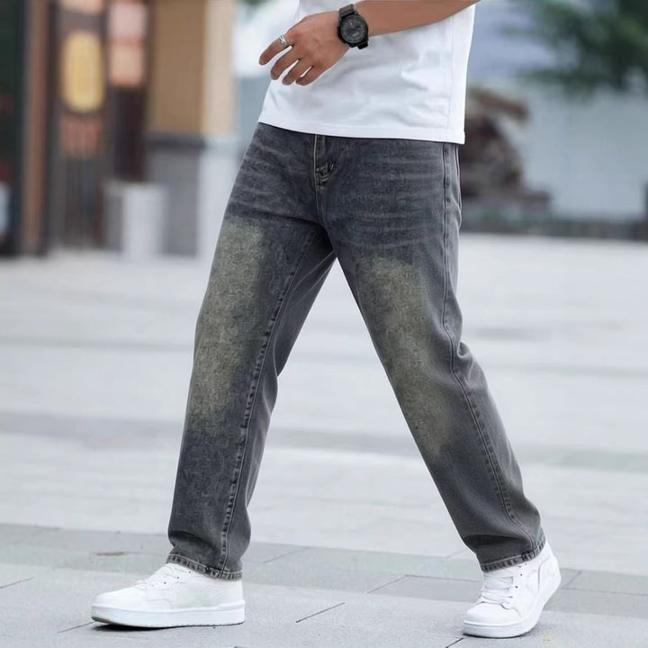Herrer casual jeans med unikt design Skovae