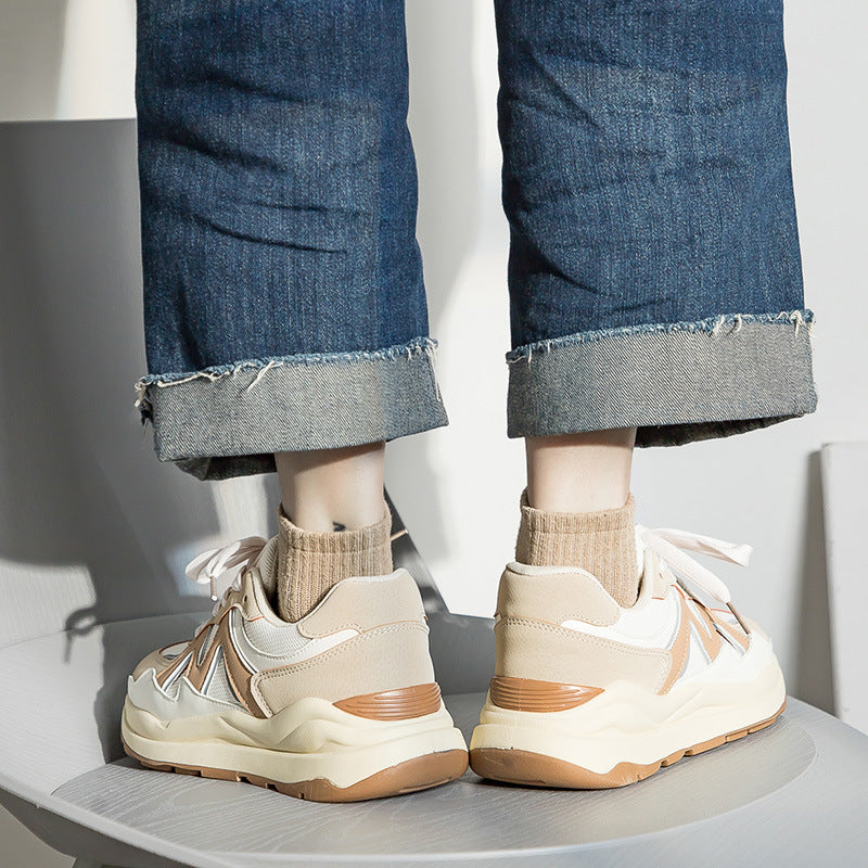 Dame Sporty Dad Sneakers med åndbart overfladestruktur og høj kvalitet støddæmpning Stilla