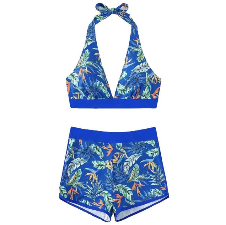 Dame Sport-Bikini-Sæt med floralt design og justerbare stropper Stilla