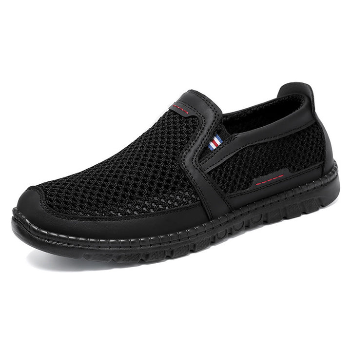Herrer Åndbare Slip-On Løbesko med fleksibelt Mesh-Overmateriale og skridsikker Sål Stilla