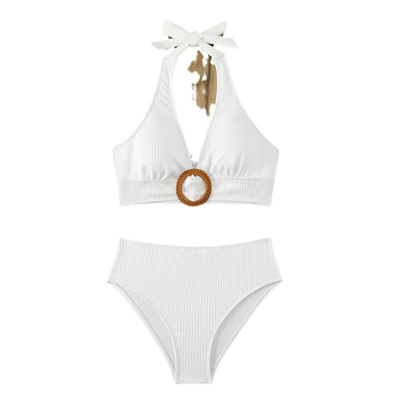 Dame Stilfulde Højtaljede Bikini Sæt Stilla